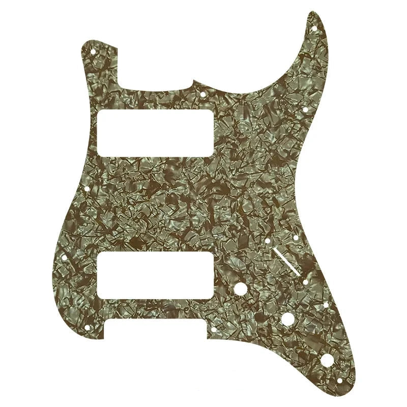 11-Hole Dual P90 Strat Pickguard - 25+ Colors  from Ploutone
