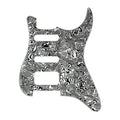 Fender Stratocaster HSS Pickguard (Open Humbucker) - White Pearl Shell HSS Stratocaster Pickguards from Ploutone