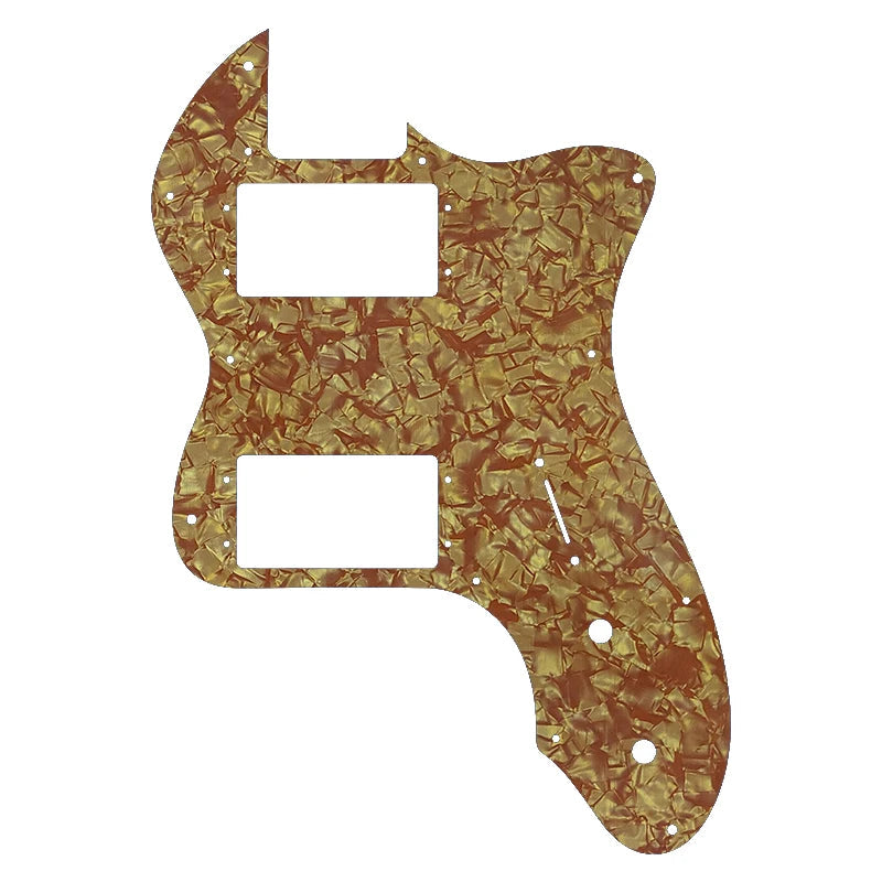 72' Thinline Telecaster Pickguard – 20+ Colors 4-Ply Bronze Pearl - Ploutone