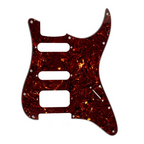 Fender Stratocaster HSS Pickguard (Open Humbucker) - 4-Ply Brown Tortoise HSS Stratocaster Pickguards from Ploutone
