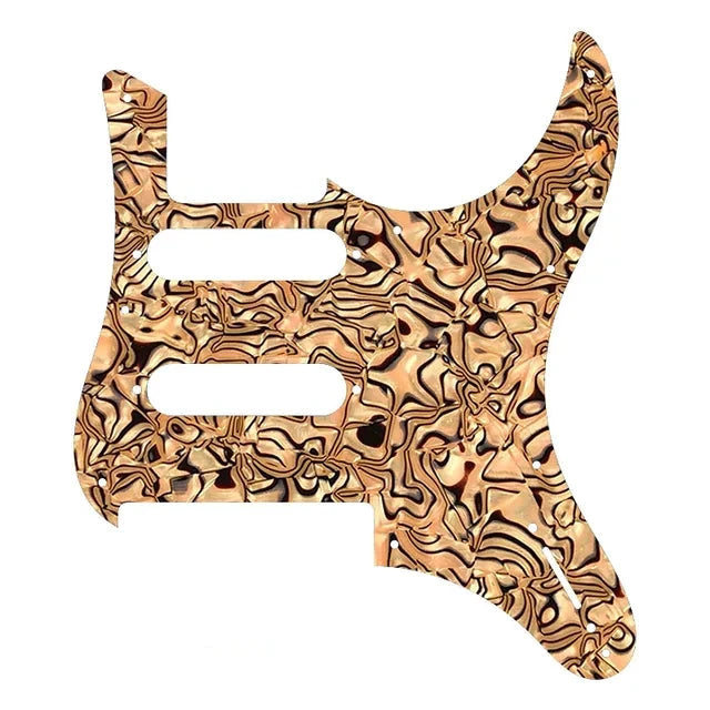 Yamaha Pacifica 112V, 212V, 612V Pickguard - 30+ Colors 4-Ply Brown Pearl Shell - Ploutone