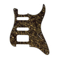 Fender Stratocaster HSS Pickguard (Open Humbucker) - 4-Ply Brown Pearl HSS Stratocaster Pickguards from Ploutone
