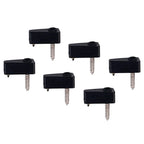 Individual Triangular Locking Headless Guitar Nuts - Set of 6 Black - Ploutone