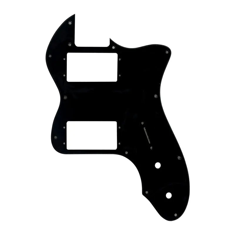 72' Thinline Telecaster Pickguard - 1-Ply Black Pickguards from Ploutone