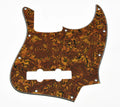 10-Hole Jazz Bass Pickguard (4-String) - 4-Ply Tiger Stripe - Ploutone