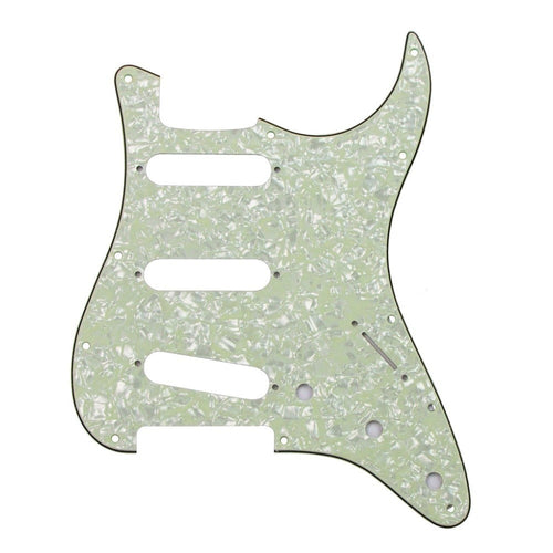 11-Hole Strat Pickguard SSS - Mint Green Pearl Default Title - Ploutone