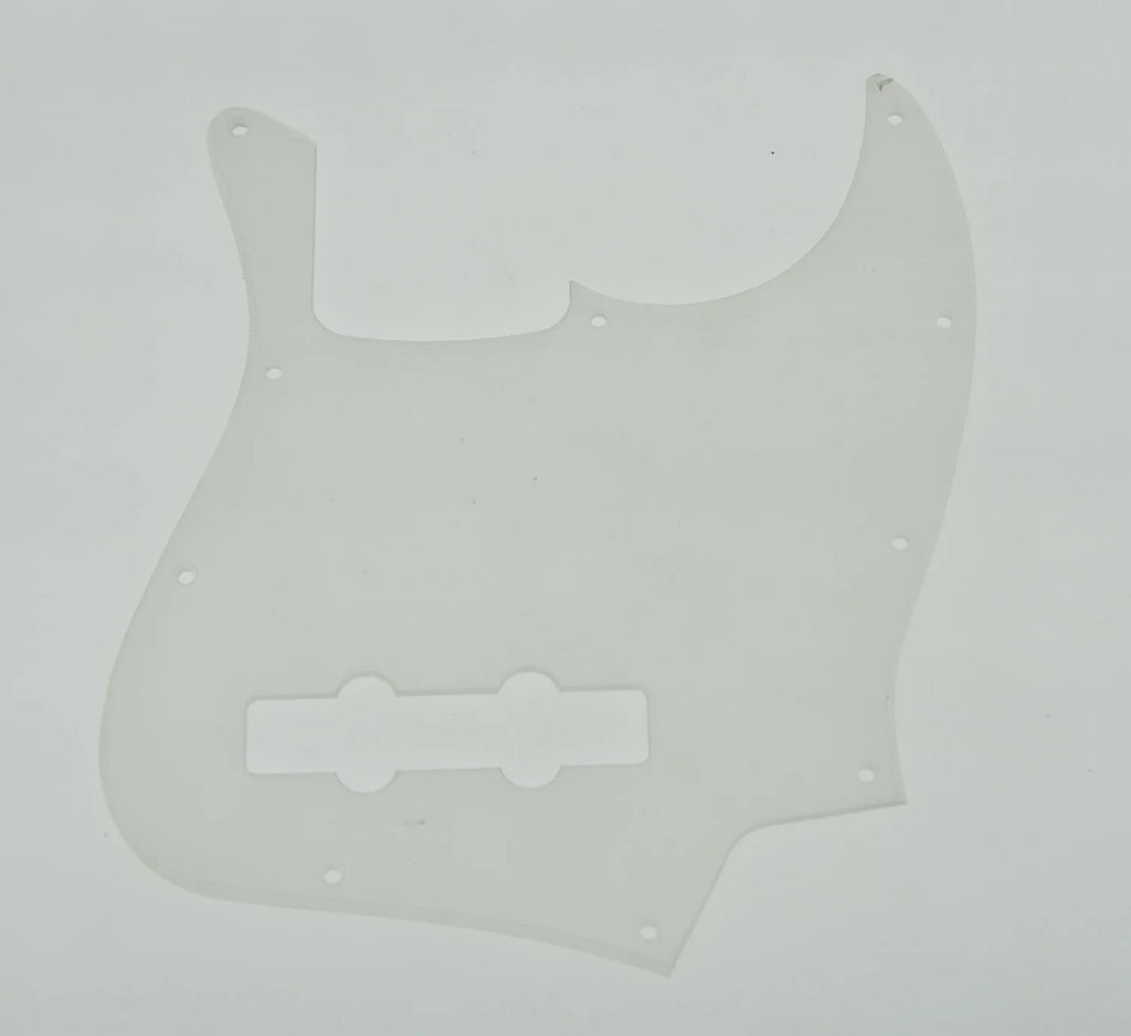 10-Hole Jazz Bass Pickguard (4-String) - Transparent - Ploutone
