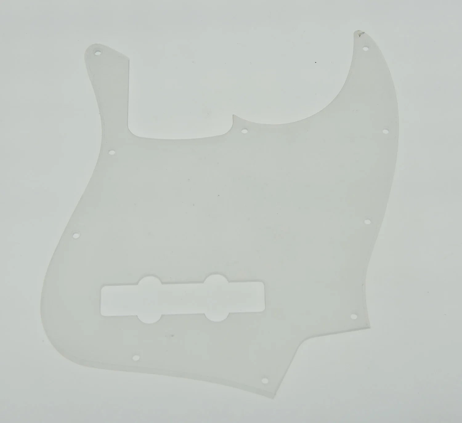10-Hole Jazz Bass Pickguard (4-String) - Transparent - Ploutone