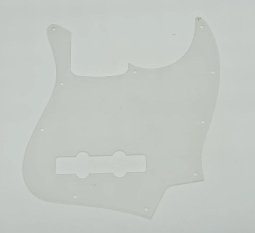 10-Hole Jazz Bass Pickguard (4-String) - Transparent - Ploutone