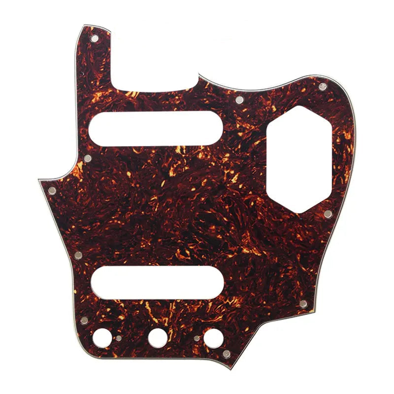 10-Hole SS Jaguar Pickguard for USA Fender - 20+ Colors - Ploutone