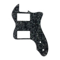 72' Thinline Telecaster Pickguard – 20+ Colors 4-Ply Black Pearl - Ploutone