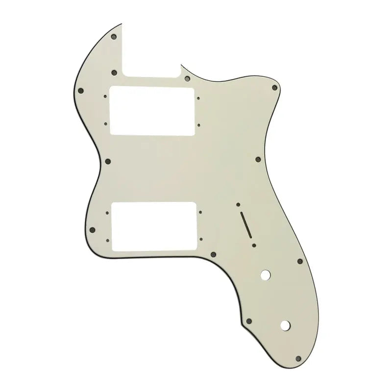 72' Thinline Telecaster Pickguard – 20+ Colors 3-Ply Parchment - Ploutone