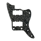 Jazzmaster HH Pickguard (No Upper Controls) - 4-Ply Black Pearl - Ploutone