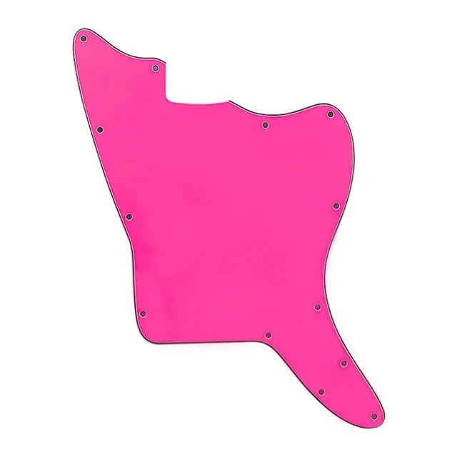 Jazzmaster Pickguard Blank 13-Hole - 4-Ply Pink Pickguards from Ploutone