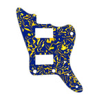 MIJ Jazzmaster PAF Pickguard (No Upper Controls) - Blue Pearl Shell - Ploutone