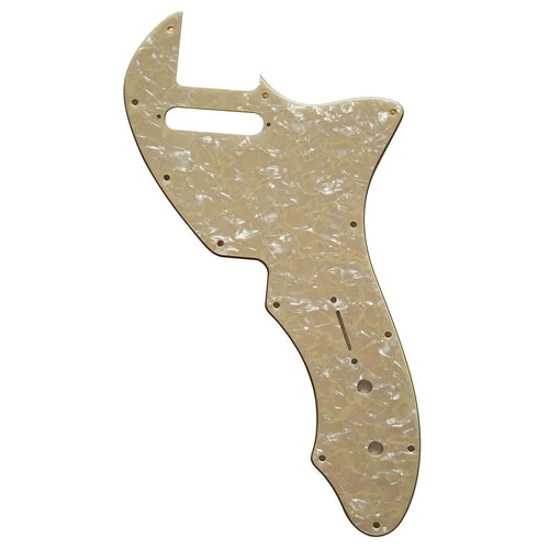 69' Telecaster Thinline Reissue Pickguard - 4-Ply Cream Pearl - Ploutone