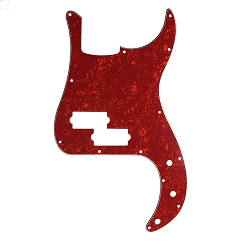 Precision Bass Pickguard - 13-Hole Fits Fender 4-String USA/MIM P-Bass - 25+ Colors Pickguards from Ploutone