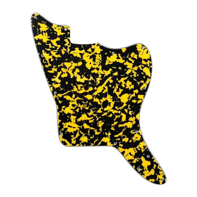 Jazzmaster Pickguard Blank 13-Hole - 4-Ply Yellow Tortoise Pickguards from Ploutone