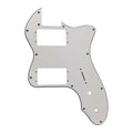 72' Thinline Telecaster Pickguard – 20+ Colors 3-Ply White - Ploutone
