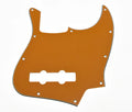 10-Hole Jazz Bass Pickguard (4-String) - 3-Ply Orange - Ploutone