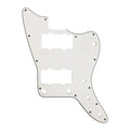 Jazzmaster HH Pickguard (No Upper Controls) - 3-Ply White - Ploutone