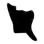 Jazzmaster Pickguard Blank 13-Hole - 3-Ply Black - Ploutone