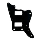 MIJ Jazzmaster PAF Pickguard (No Upper Controls) - 1-Ply Black - Ploutone