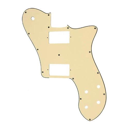 72' Deluxe Telecaster Pickguard (PAF Humbuckers) - 3-Ply Cream Default Title - Ploutone