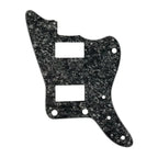 MIJ Jazzmaster PAF Pickguard (No Upper Controls) - 4-Ply Black Pearl - Ploutone