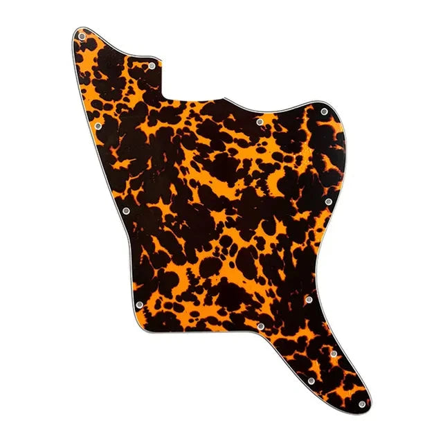 Jazzmaster Pickguard Blank 13-Hole - 4-Ply Leopard Print Pickguards from Ploutone