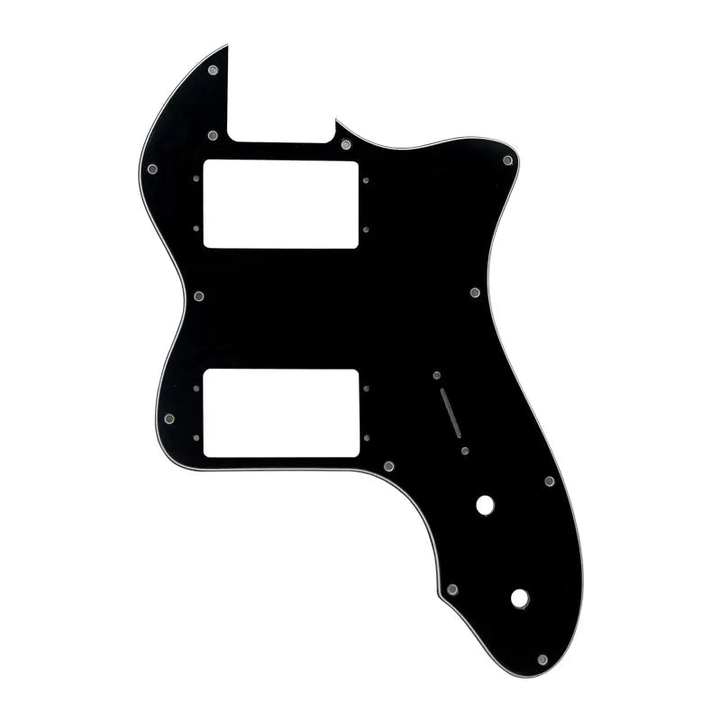 72' Thinline Telecaster Pickguard – 20+ Colors 3-Ply Black - Ploutone