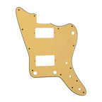 MIJ Jazzmaster PAF Pickguard (No Upper Controls) - 3-Ply Cream Yellow - Ploutone