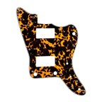 MIJ Jazzmaster PAF Pickguard (No Upper Controls) - 4-Ply Leopard Print - Ploutone