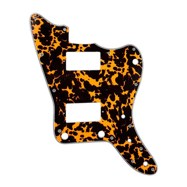 MIJ Jazzmaster PAF Pickguard (No Upper Controls) - 4-Ply Leopard Print Pickguards from Ploutone