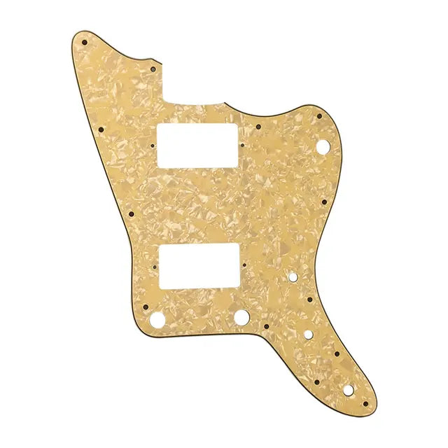 MIJ Jazzmaster PAF Pickguard (No Upper Controls) - 4-Ply Cream Pearl - Ploutone