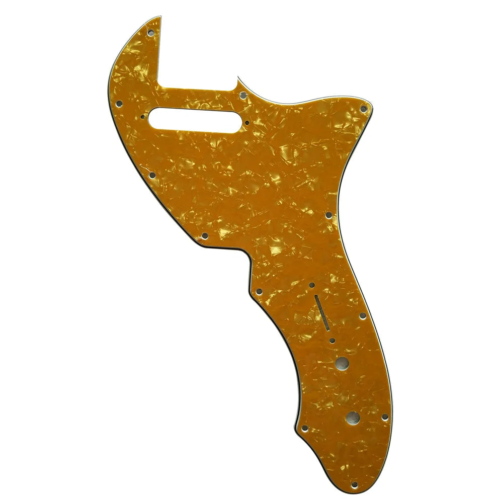 69 Telecaster Thinline Reissue Pickguard - 4-Ply Golden Pearl Pickguards from Ploutone