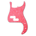 Precision Bass Pickguard - 13-Hole Fits Fender 4-String USA/MIM P-Bass - 4-Ply Pink Pearl Default Title - Ploutone