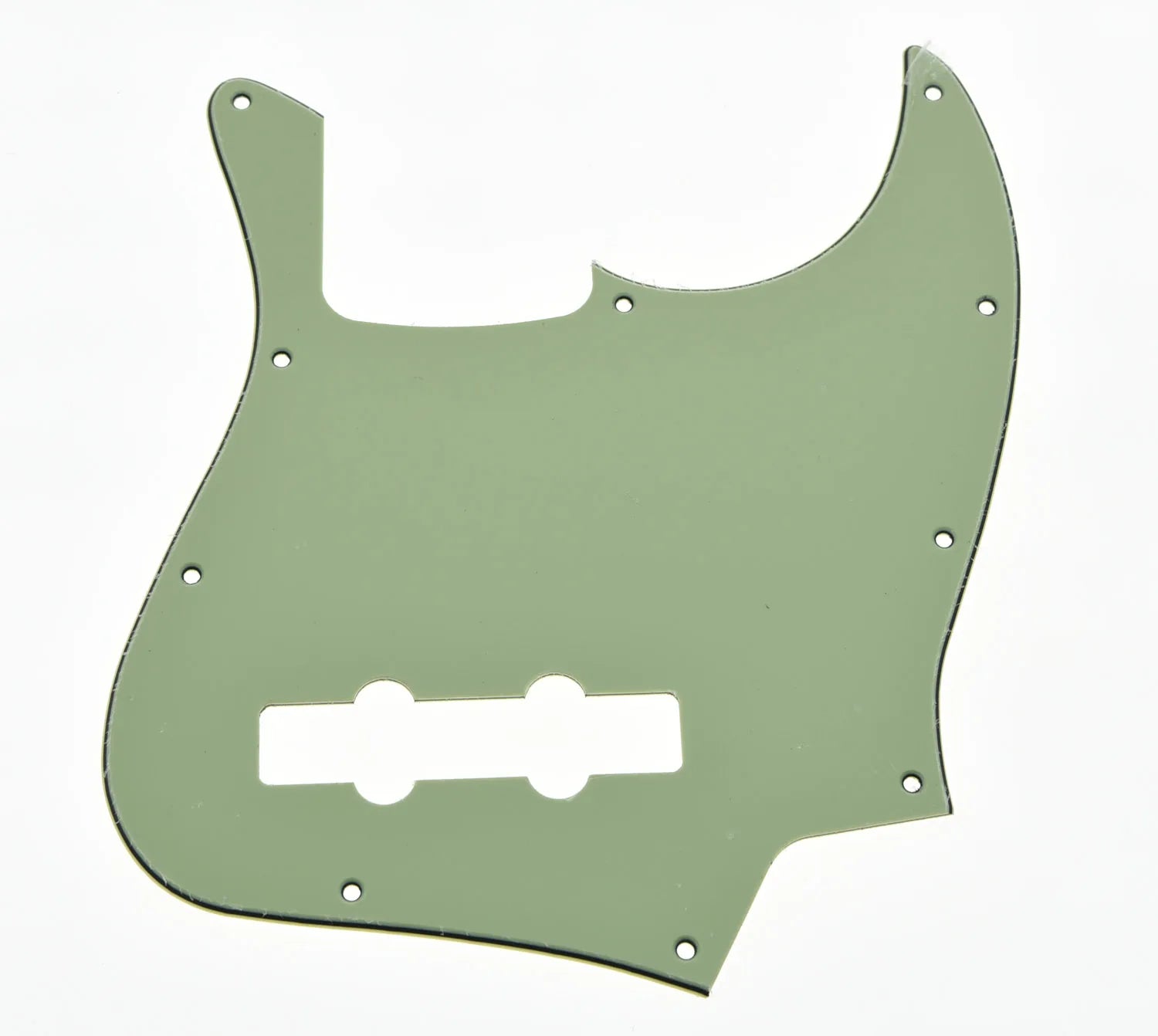 10-Hole Jazz Bass Pickguard (4-String) - Mint Green - Ploutone