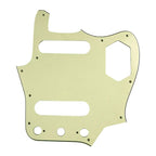 10-Hole SS Jaguar Pickguard for USA Fender - 20+ Colors 3-Ply Mint Green - Ploutone