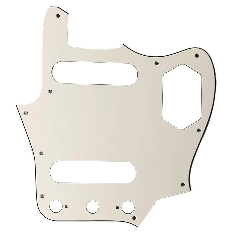 10-Hole SS Jaguar Pickguard for MIJ Fender - 20+ Colors - Ploutone