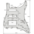 11-Hole HSS Strat Pickguard - Multiple Colors - Ploutone