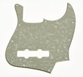 10-Hole Jazz Bass Pickguard (4-String) - Aged Pearl - Ploutone