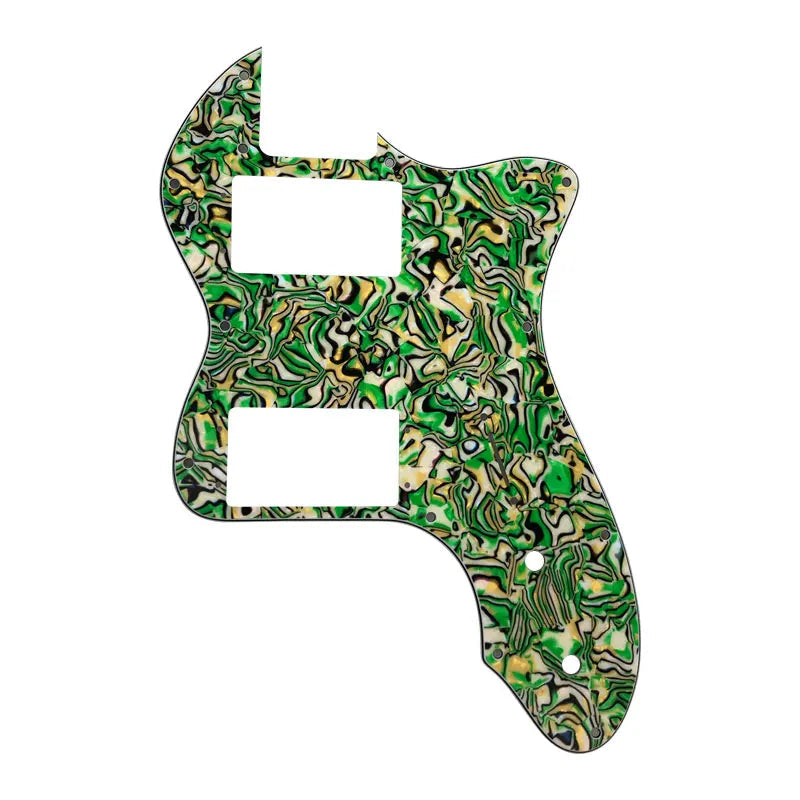 72' Thinline Telecaster Pickguard - 4-Ply Multi-Color Shell Pickguards from Ploutone