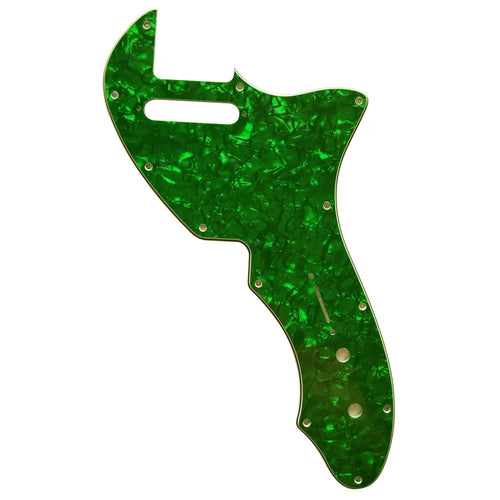 69' Telecaster Thinline Reissue Pickguard – 20+ Colors 4-Ply Green Pearl - Ploutone