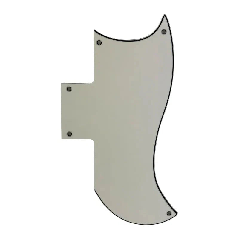 Gibson SG 61' Reissue Half Face Pickguard - 3-Ply White - Ploutone