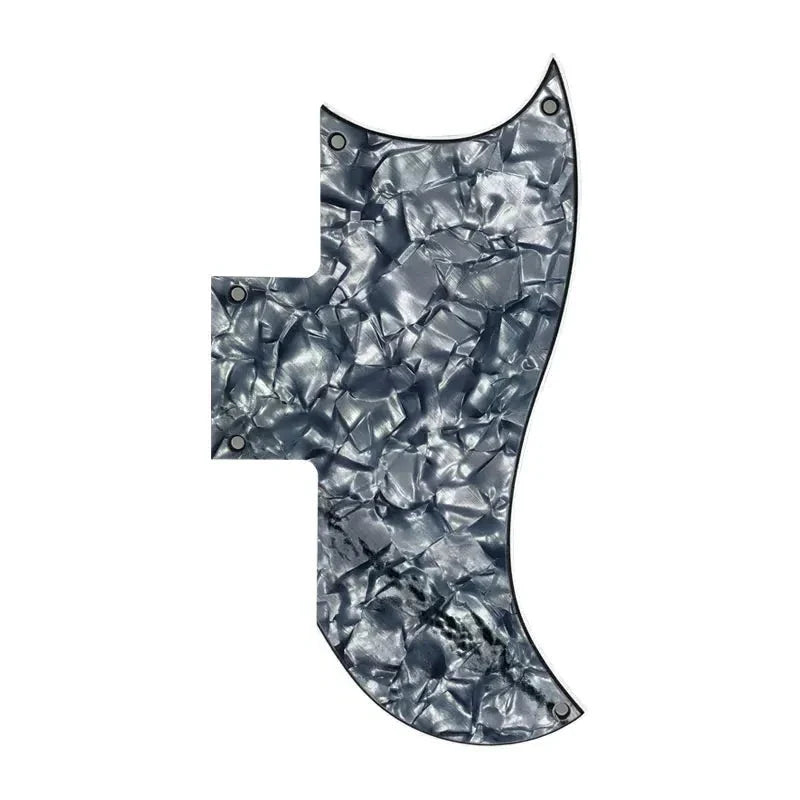 Gibson SG 61' Reissue Half Face Pickguard - 4-Ply Gray Pearl - Ploutone