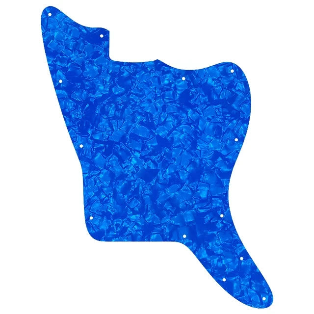 Jazzmaster Pickguard Blank 13-Hole - Dark Blue Pearl Pickguards from Ploutone