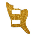 Jazzmaster HH Pickguard - Pickup and Screw Holes Only (No Controls) - 4-Ply Golden Pearl - Ploutone