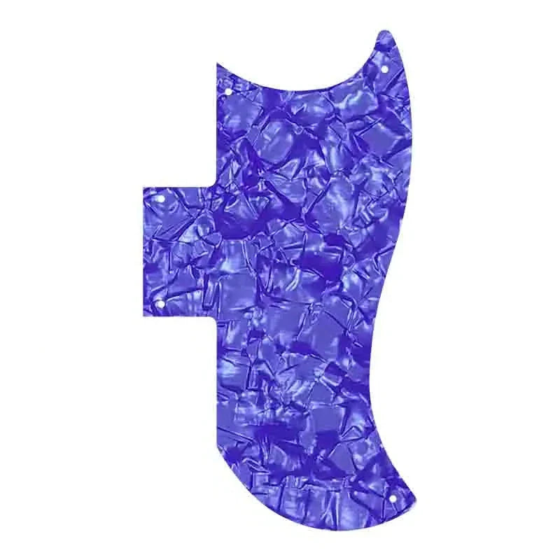 Gibson SG 61' Reissue Half Face Pickguard - 4-Ply Purple Pearl  from Ploutone