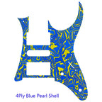 Ibanez RG750 Pickguard - Blue Pearl Shell RG750 Pickguards from Ploutone